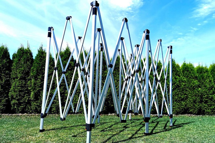 Séria profesionálnych hliníkových rámov pre stany 3x6m Exclusive