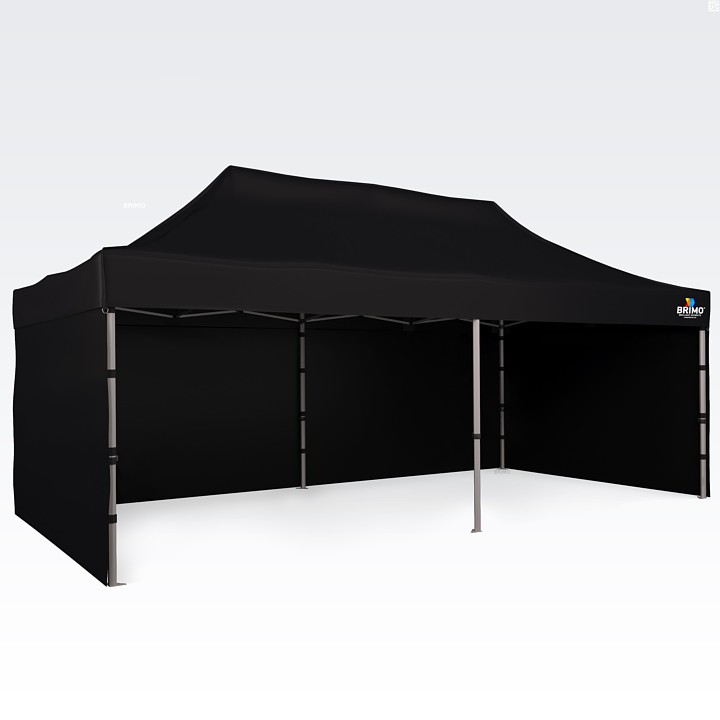 Čierny reklamný stan 3x6m